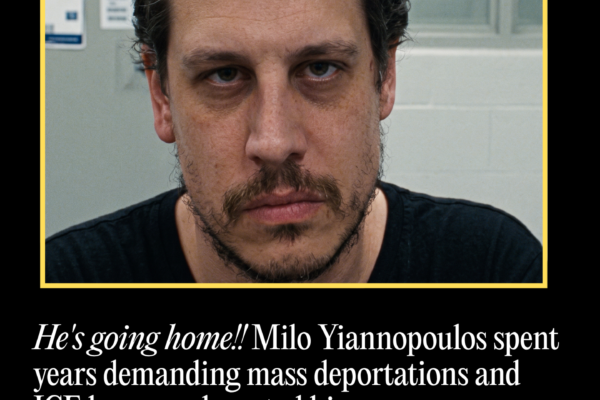 Deported! Milo Yiannopoulos Was Just Sent Packing by ICE