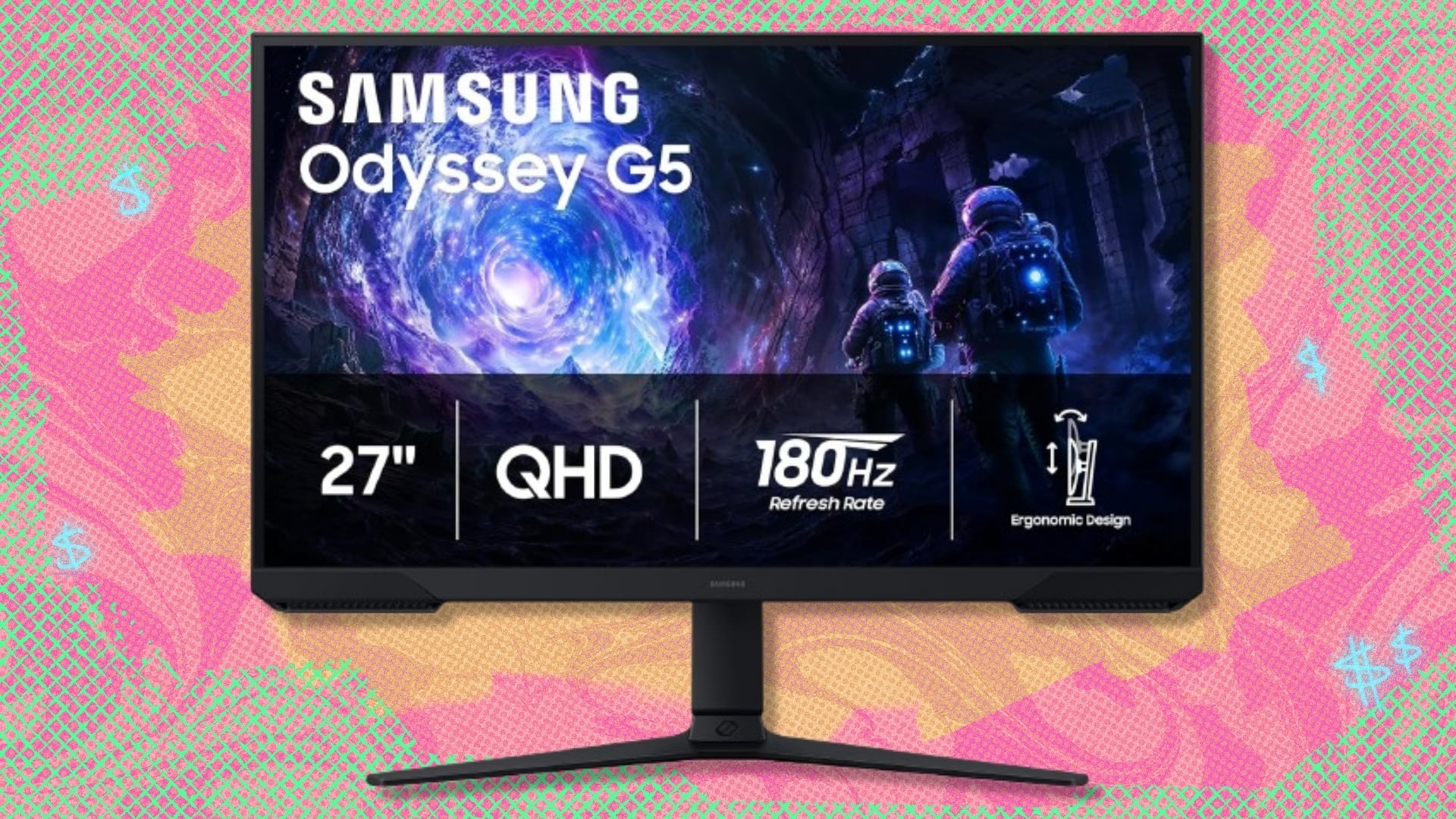 Grab the Samsung Odyssey G5 QHD gaming monitor at its lowest ever Amazon price — save over 