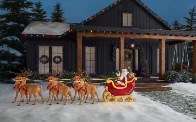 Home Depot is kicking off the holidays with a 10-foot polar bear and a Santa you control from your phone