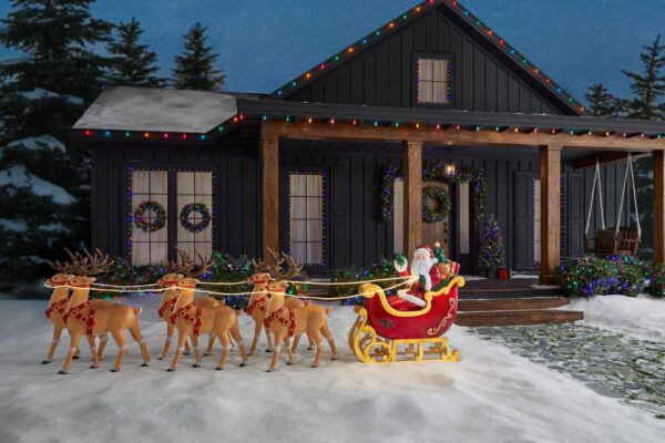 Home Depot is kicking off the holidays with a 10-foot polar bear and a Santa you control from your phone