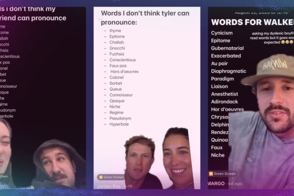 TikTok has a new question: Can your boyfriend read?