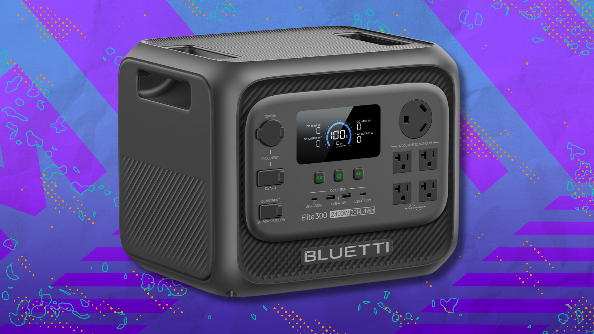 Stay powered up for the rest of summer with 0 off the Bluetti Elite 300 portable power station