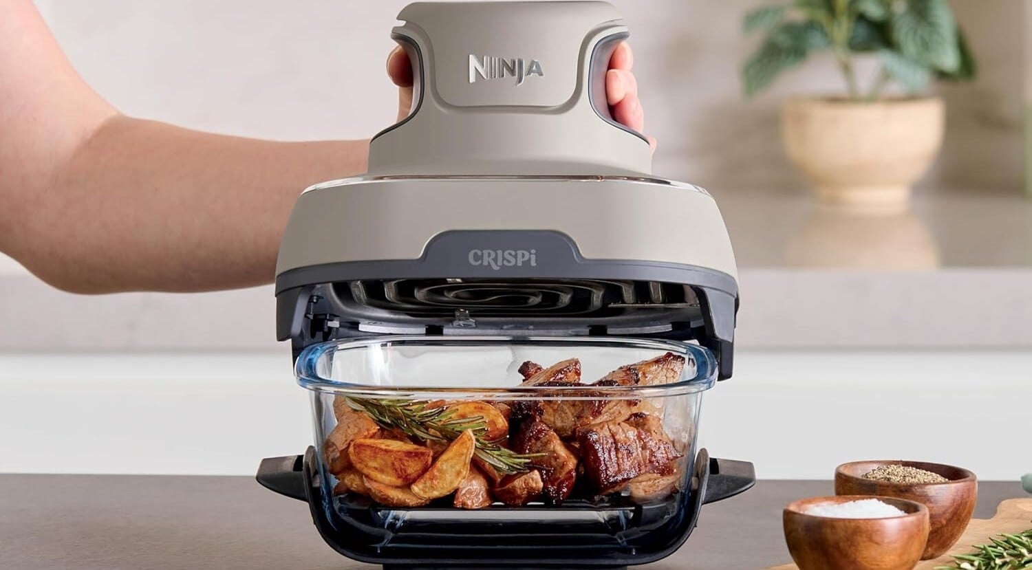 School-night dinners made easy: The Ninja Crispi is on sale for under 0 at Amazon