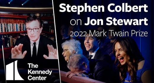 Stephen Colbert on Jon Stewart | 2022 Mark Twain Prize