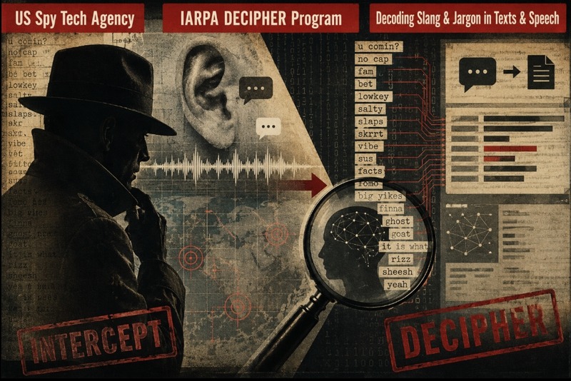 US spy tech agency IARPA ‘DECIPHER’ program to make sense of new slang, jargon in texts & speech