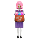 the Haunted Living 5.9-ft Lighted Motion Activated Rotton Candy Girl Halloween Animatronic