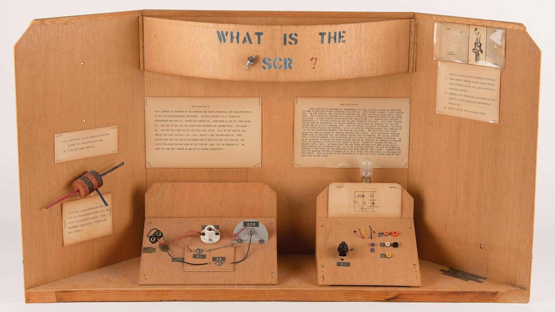 Steve Jobs' 8th grade science fair project.