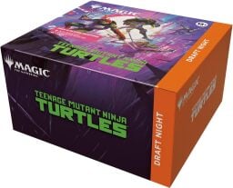 The Magic: The Gathering Teenage Mutant Ninja Turtles - Draft Night box on a white background
