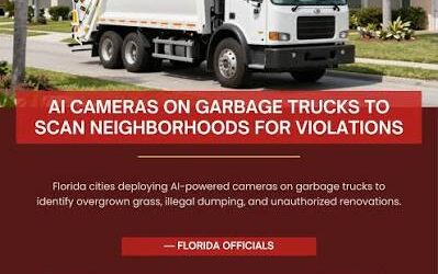 Garbage Trucks Surveillance Florida Neighborhoods