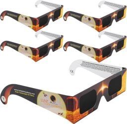 Lunt Solar Eclipse Glasses, Pack of 5