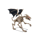 the Haunted Living 4-ft Motion Activated Howling Lighted Dragon Halloween Animatronic