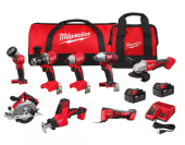 Milwaukee M18 18V Cordless 8-Tool Combo Kit