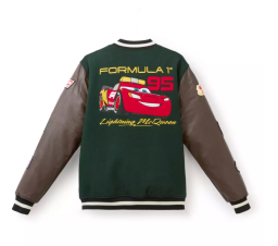 Disney and Pixar's Cars with Formula 1® Lightning McQueen Varsity Jacket for Adults