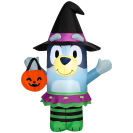 the Bluey 3-ft Lighted Bluey Witch Halloween Inflatable