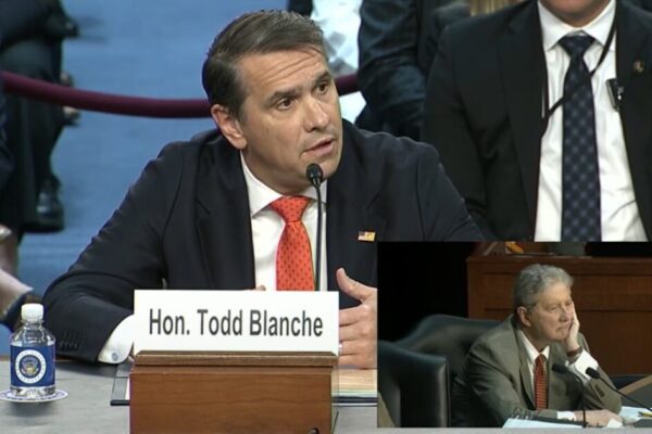 Blanche Nomination to Advance After RINOs Tillis and Cornyn Come to Agreement