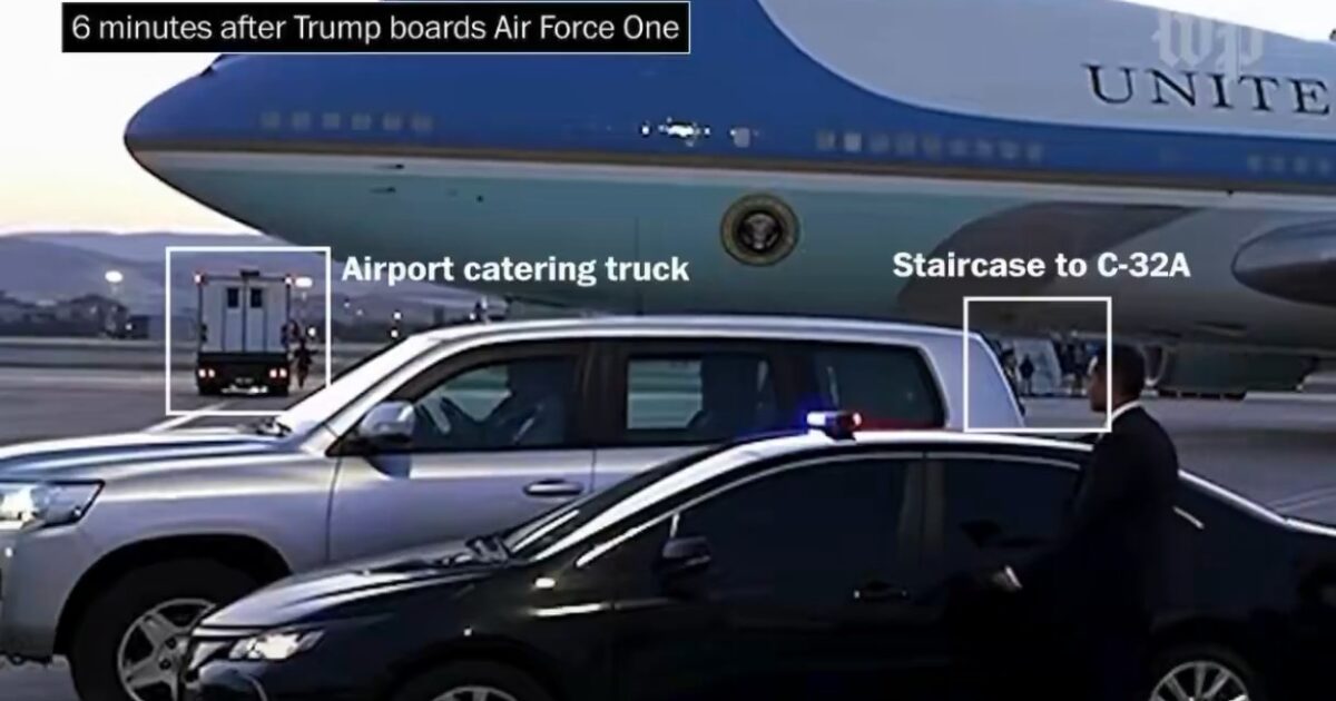 BREAKING LEAK: Trump Took Secret Flight from Turkey After He Was Quietly Moved from Air Force One to Another Plane by Jumping into Catering Truck Amid Iranian Threat (VIDEO)