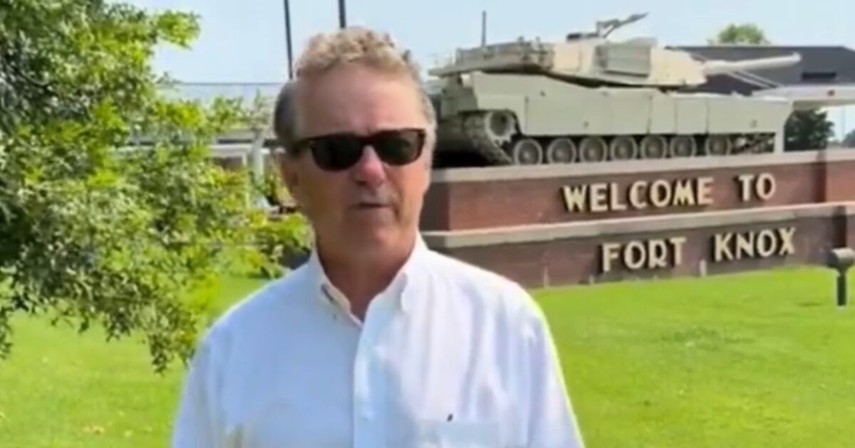 Senator Rand Paul Reveals What He Found After Going Underground Inside Fort Knox to Inspect America’s Gold (VIDEO)