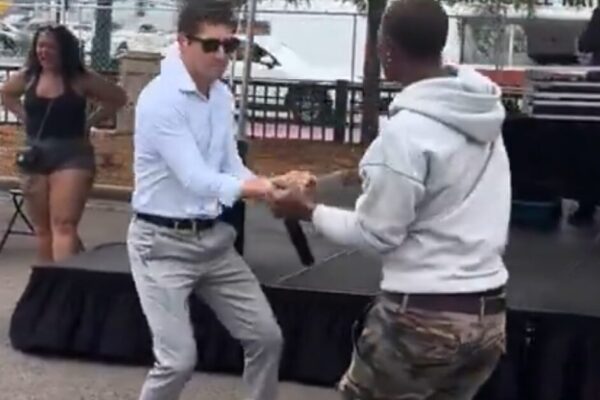 CRINGE: Far-Left Minneapolis Mayor Jacob Frey Dances to Rap Music at Black Entrepreneur State Fair (VIDEO)