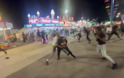 SHOCK VIDEO: Seven Thugs Arrested After Mob of “Youths” Attack, Kick and Punch Anyone in Sight at Wisconsin State Fair – Police Officer Punched in the Face