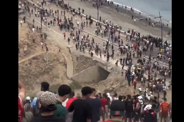 Moroccan Police Thwart Second Mass Migrant Invasion Into Europe in Two Weeks (VIDEO)