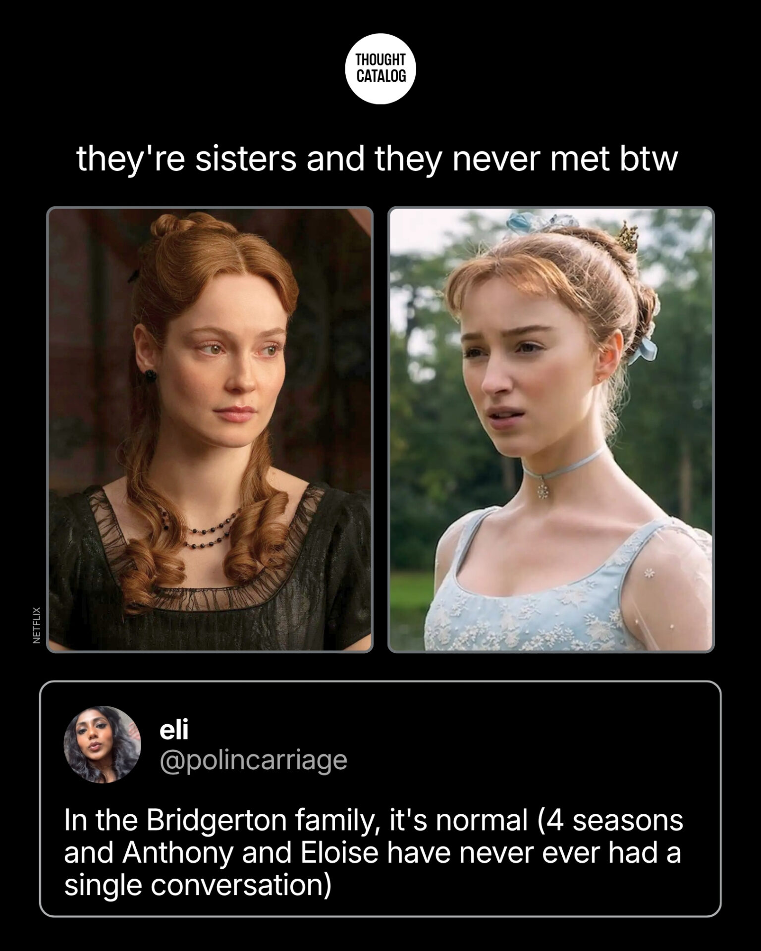 In 4 Seasons of Bridgerton, Anthony and Eloise Have Never Had a Single Conversation