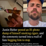 Justin Bieber Posted an 18-Photo Dump of Himself Smoking Cigars, and the Comments Turned Into a Wall of Fans Begging Him to Stop justin-bieber-posted-an-18-photo-dump-of-himself-smoking-cigars-and-the-comments-3