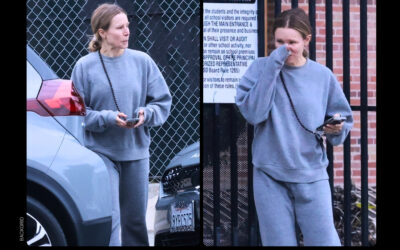 Kristen Bell Spotted Running Errands in LA With No Makeup, Clearly Upset
