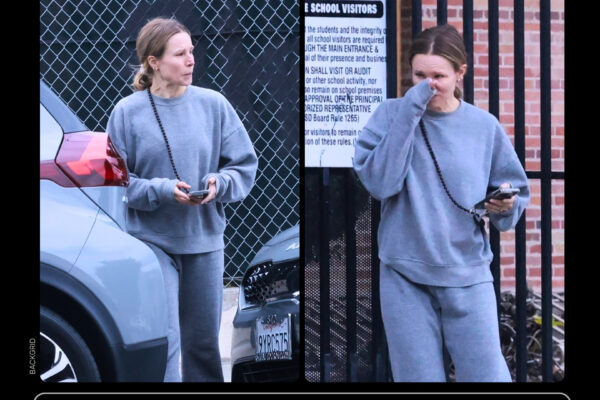 Kristen Bell Spotted Running Errands in LA With No Makeup, Clearly Upset