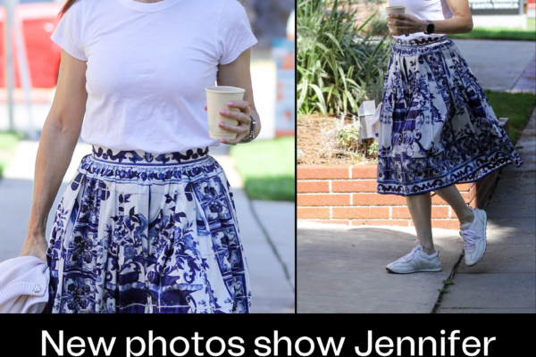 New Photos Show Jennifer Garner Arriving for Sunday Services in Santa Monica, Drink in Hand