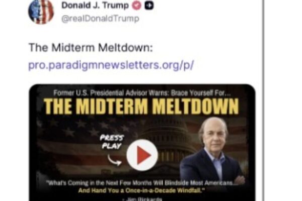 He Called the 2008 Crash – Now President Trump Just Shared His Newest Warning