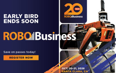 Early bird pricing for RoboBusiness 2026 ends August 31