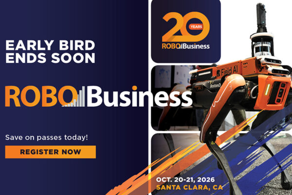 Early bird pricing for RoboBusiness 2026 ends August 31