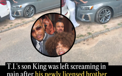T.I.’s Son King Was Left Screaming in Pain After His Newly Licensed Brother Pinned Him Against a Car with His Audi