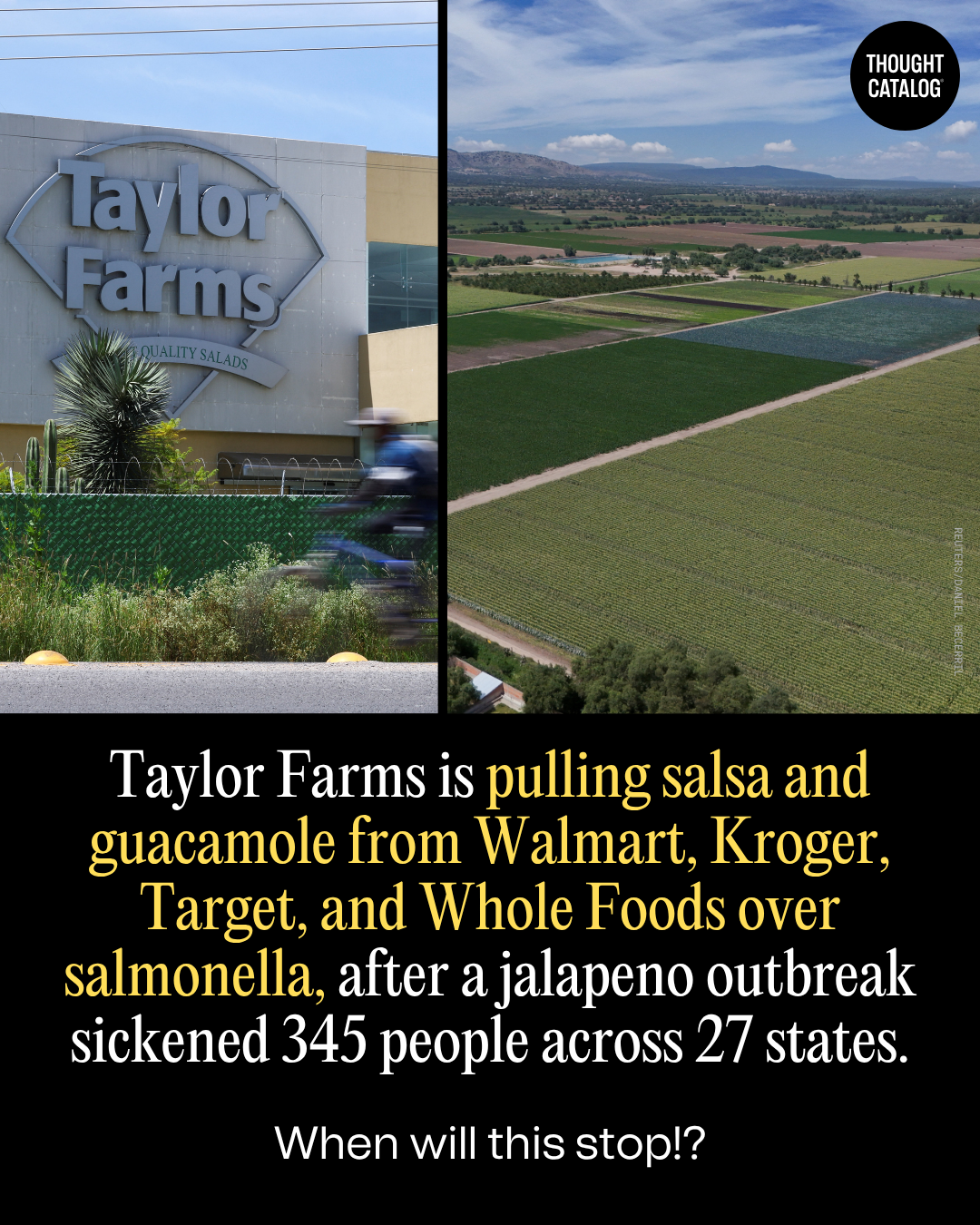 Taylor Farms Is Pulling Salsa and Guacamole From Walmart, Kroger, Target, and Whole Foods Over Salmonella