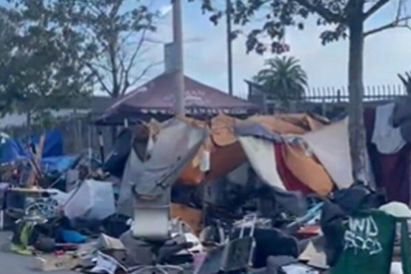 Woman Dropping Her Son Off for College at UC-Berkeley Stunned by Tons of Homeless Tents and Garbage Around Dorms (VIDEO)