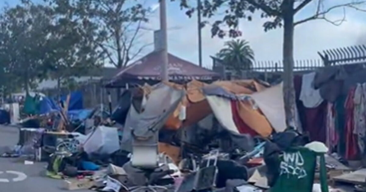 Woman Dropping Her Son Off for College at UC-Berkeley Stunned by Tons of Homeless Tents and Garbage Around Dorms (VIDEO)