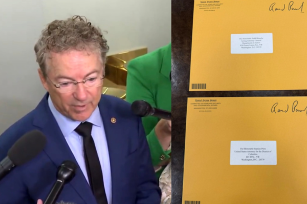 (VIDEO) Rand Paul Speaks to Reporters After Fauci Contempt Resolution Passes, Officially Delivers Letters to Prosecute Fauci to the DOJ