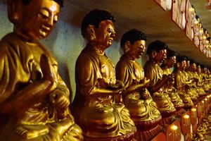 Ten Thousand Buddhas ‘Monastery’ in Hong Kong