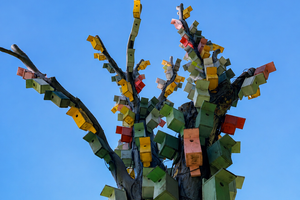 The Birdhouse Tree of Riga in Rīga, Latvia