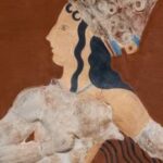 The Prince of the Lilies Fresco in Heraklion, Greece anBn-2