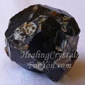 Use Black Andradite Garnet For Grounding & Protection