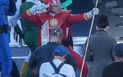 Matt Damon Spotted in Colorful Superhero Suit on Set of the Daniels’ Mysterious New Movie