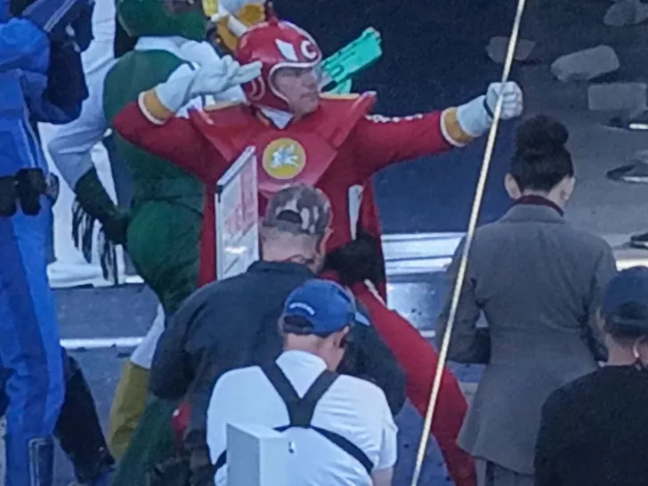 Matt Damon Spotted in Colorful Superhero Suit on Set of the Daniels’ Mysterious New Movie