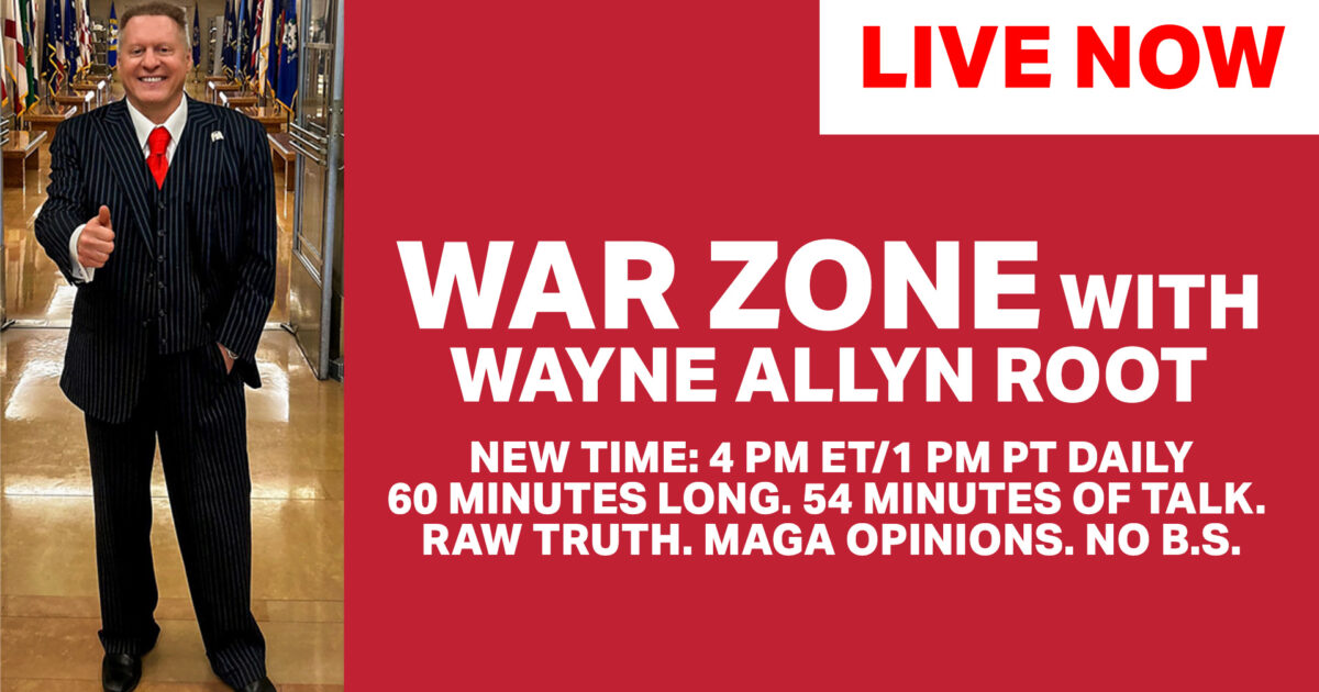 Watch Live: President Trump Threatens Pending Lawsuit Against Soros, Google, Bill and Melinda Gates, Apple, Visa, Goldman Sachs and Other Leftist CAP Donors and More! The WAR Zone Podcast With Wayne Allyn Root Presented by The Gateway Pundit