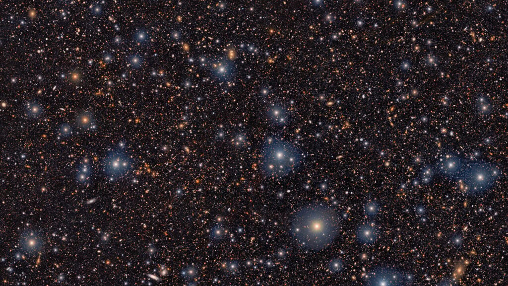 3D map reveals cities of galaxies taking shape in early universe