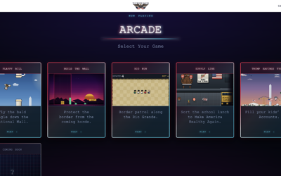 Trump games: White House unveils anti-immigrant, Pro-Trump retro arcade