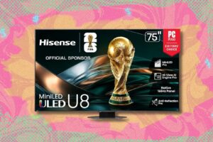 The Hisense 75-inch U8 ULED Mini-LED 4K TV is over $400 off at Amazon