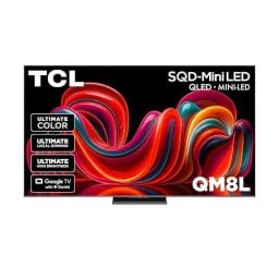 TCL 65 Inch Class QM8L Series | SQD-Mini-LED QLED Smart TV | 65QM8L, 2026 Model | 144Hz | Ultimate Color Brightness & Contrast | Google AI Bang & Olufsen | Voice Control Gaming Streaming Television