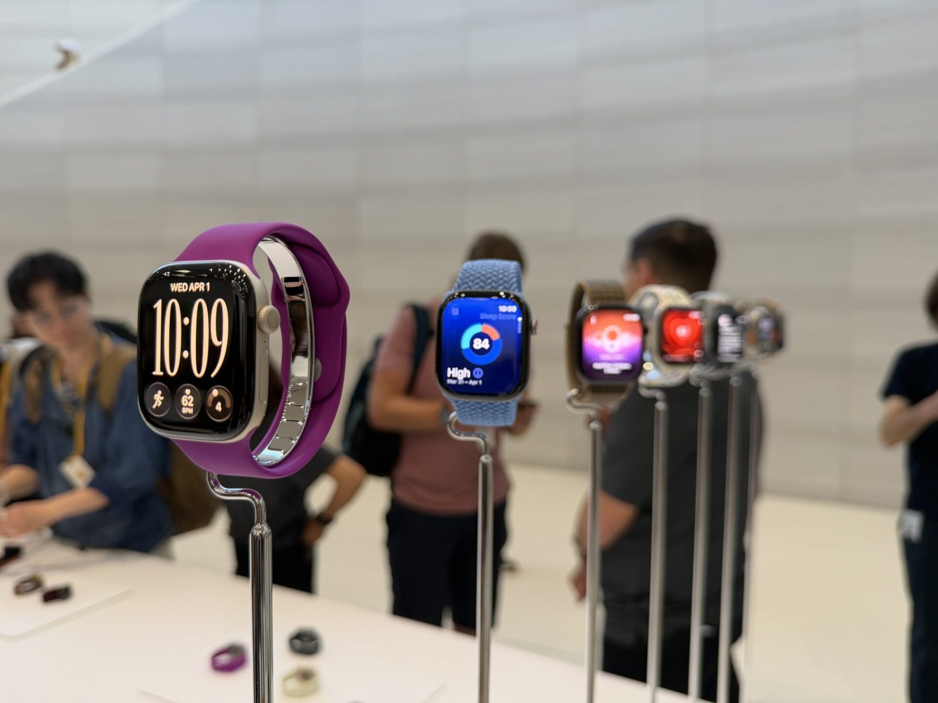 the apple watch series 12 in different styles and colors