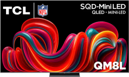 the TCL 65-inch QM8L Mini-LED QLED 4K TV
